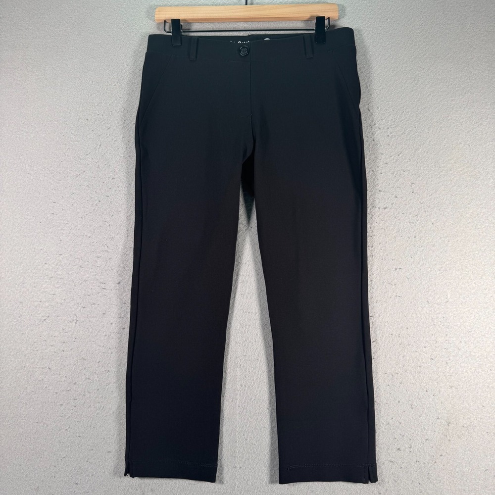 Betabrand Dress Yoga Pants Womens Medium Black Comfort Stretch Office‎ Active